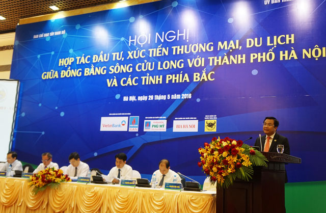 Hội nghị “Hợp tác đầu tư, xúc tiến thương mại, du lịch giữa Đồng bằng sông Cửu Long với thành phố Hà Nội và các tỉnh phía Bắc” 
